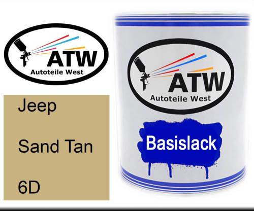 Jeep, Sand Tan, 6D: 1L Lackdose, von ATW Autoteile West.